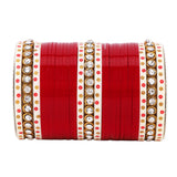 Traditional Bridal Chura with Stone Kada by Leshya