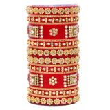 Rajwadi Chura with Pearl kada by Leshya