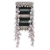 Bridal Jhoola Style Bangle set In Silver Toneby Leshya