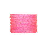 Glass bangles with Running Golden Dotted Work (Raindrop)
