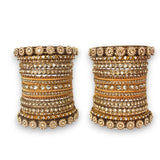 Traditional Style Bangle set for two hands by Leshya