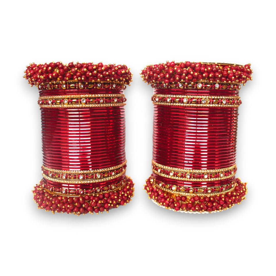 Traditional Style Bangle set for two hands by Leshya