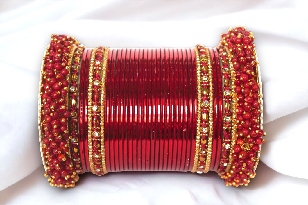 Traditional Style Bangle set for two hands by Leshya