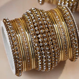 Set of 2 Colored Chakri Shining Bangle Set