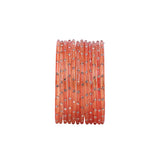 Single Dot Glass Bangles by Leshya (Karva)