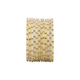 Single Dot Glass Bangles by Leshya (Karva)