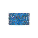 Single Dot Glass Bangles by Leshya (Karva)