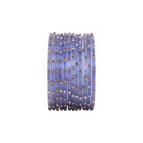Single Dot Glass Bangles by Leshya (Karva)