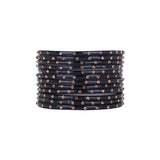 Single Dot Glass Bangles by Leshya (Karva)