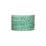 Single Dot Glass Bangles by Leshya (Karva)
