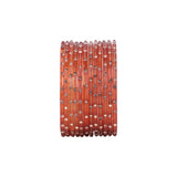 Single Dot Glass Bangles by Leshya (Karva)