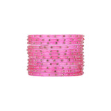 Single Dot Glass Bangles by Leshya (Karva)
