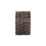 Single Dot Glass Bangles by Leshya (Karva)
