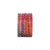 Single Dot Glass Bangles by Leshya (Karva)