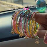 Kashmiri Ghungroo with Glass bangles by Leshya
