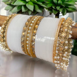 Bridal Chura with Gajra Kada by Leshya