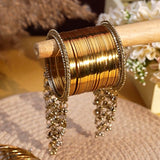 Waterfall Latkan Bangle set by Leshya for both hands