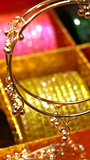 Gifting Box Set of 6 colours with ghungroo by Leshya (Glass)