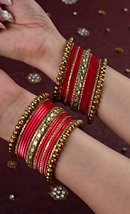 Traditional Ethnic Bangle Set by Leshya for women for both hands