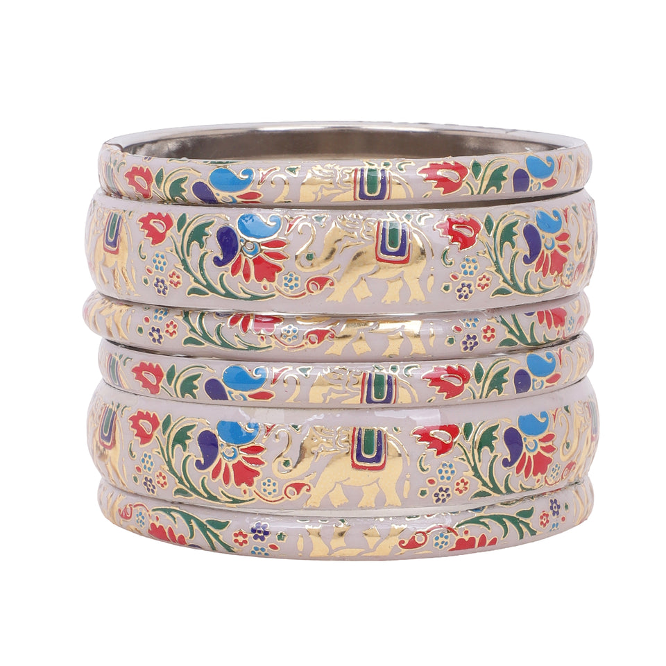 Set of 6  Elephant Bracelets by Leshya