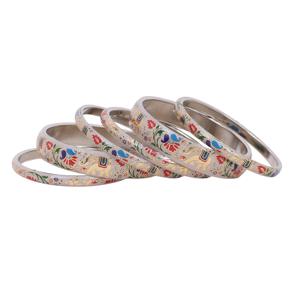 Set of 6  Elephant Bracelets by Leshya