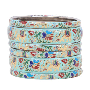 Set of 6  Elephant Bracelets by Leshya