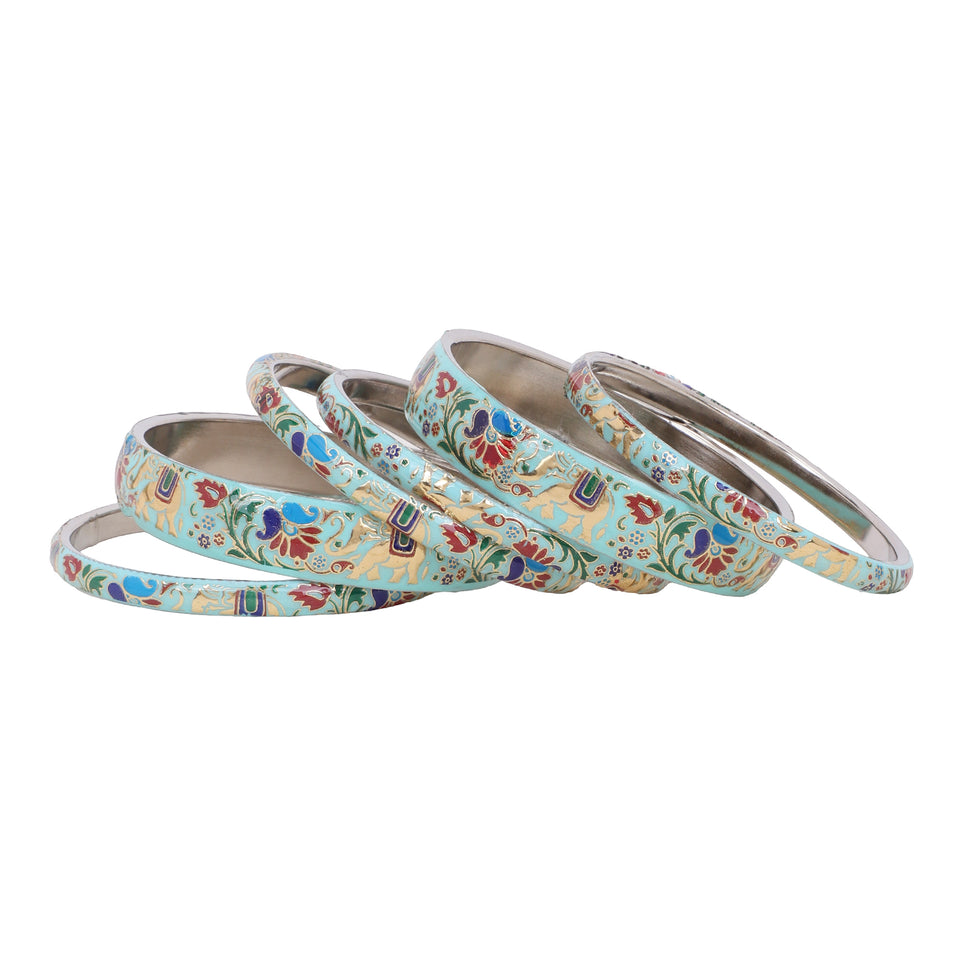 Set of 6  Elephant Bracelets by Leshya