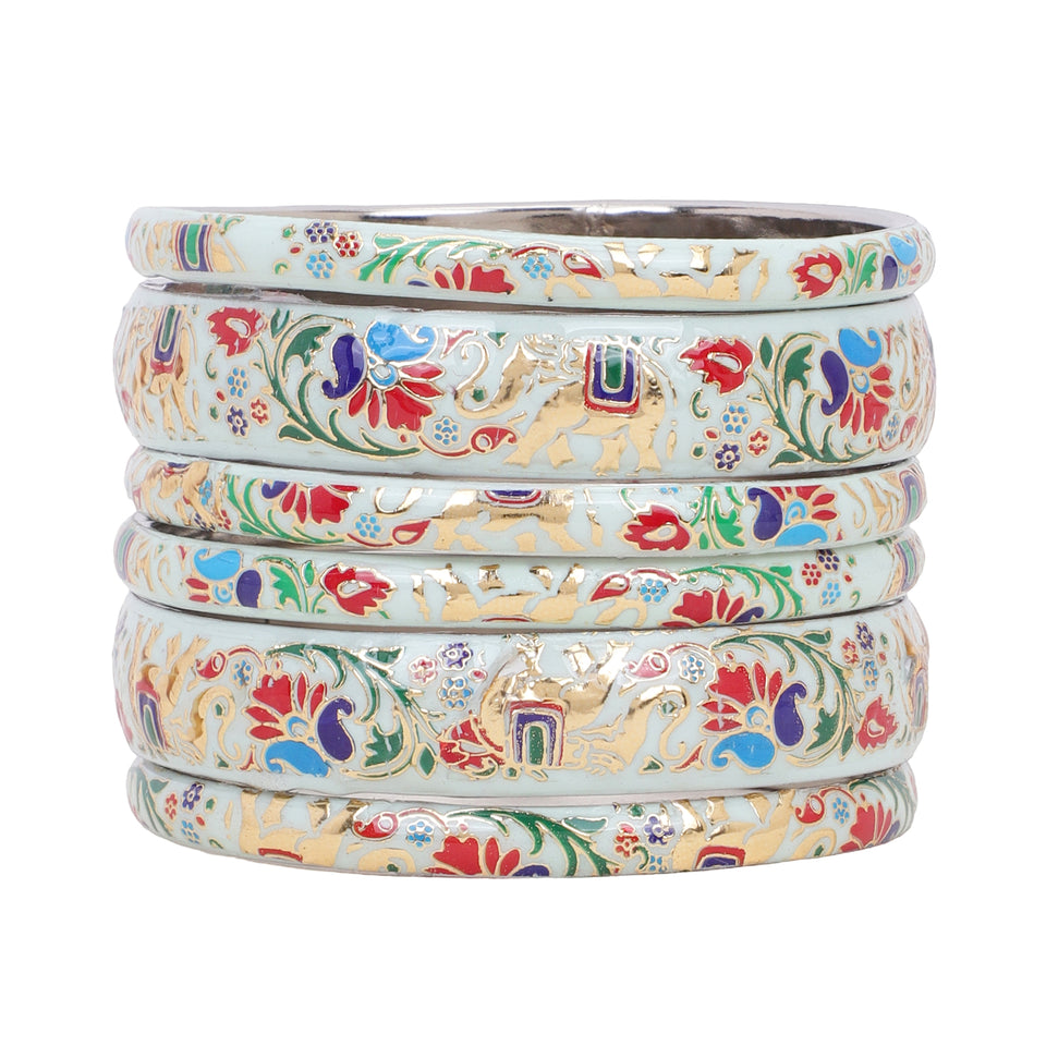 Set of 6  Elephant Bracelets by Leshya
