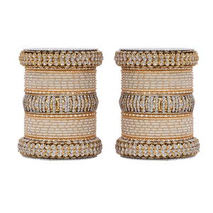 Traditional Bridal Bangle set by Leshya (Plus size)