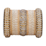 Traditional Bridal Bangle set by Leshya (Plus size)