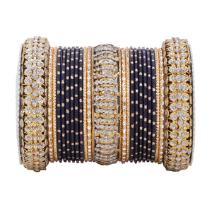 Traditional Bridal Bangle set by Leshya (Plus size)