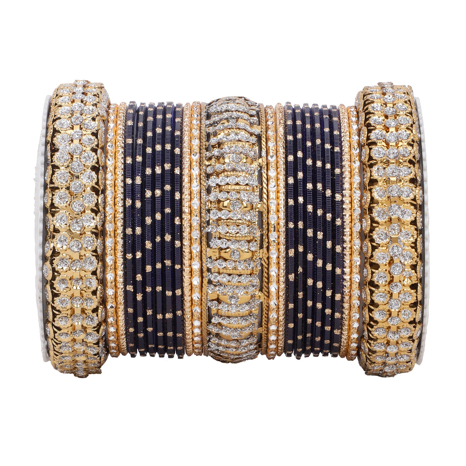 Traditional Bridal Bangle set by Leshya (Plus size)