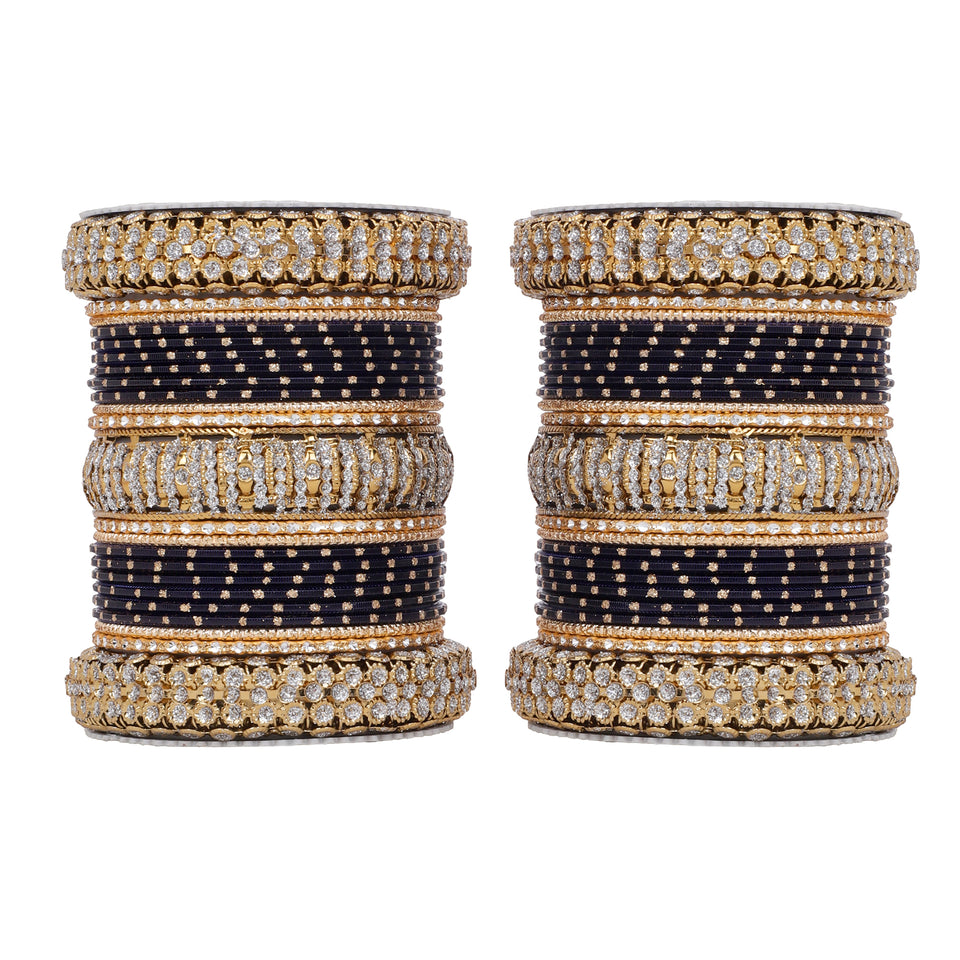 Traditional Bridal Bangle set by Leshya (Plus size)