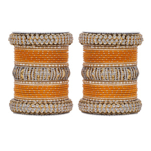 Traditional Bridal Bangle set by Leshya (Plus size)