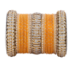 Traditional Bridal Bangle set by Leshya (Plus size)