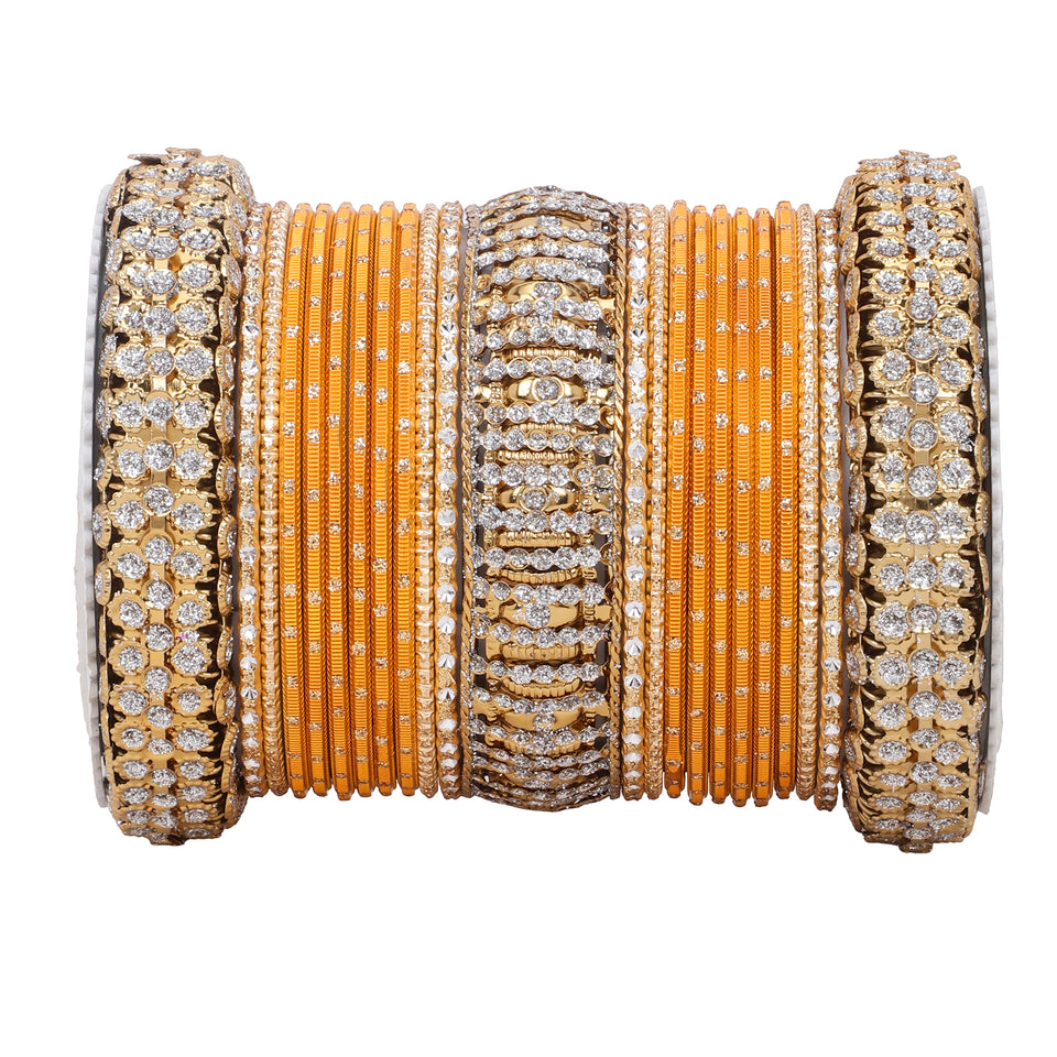 Traditional Bridal Bangle set by Leshya (Plus size)