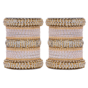 Traditional Bridal Bangle set by Leshya (Plus size)