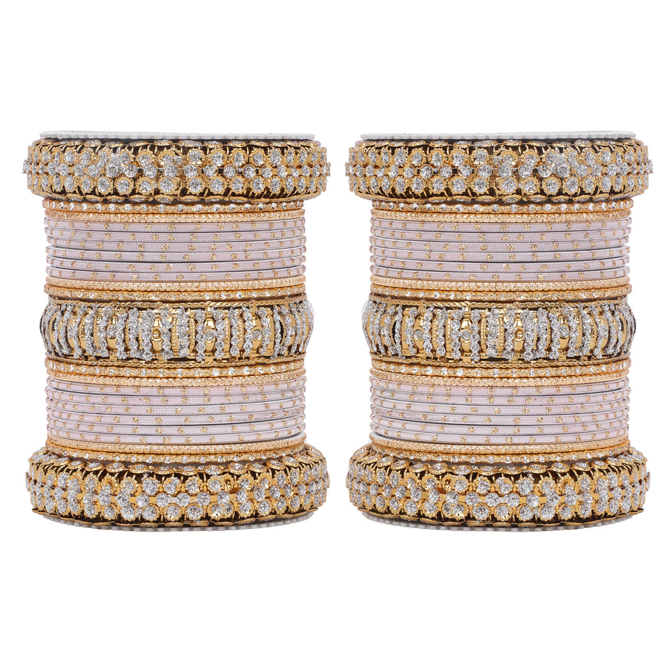 Traditional Bridal Bangle set by Leshya (Plus size)