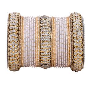Traditional Bridal Bangle set by Leshya (Plus size)