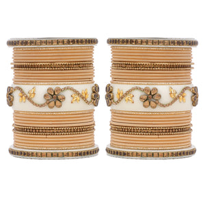 Bridal Bangle set with Velvet bangles