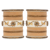Bridal Bangle set with Velvet bangles