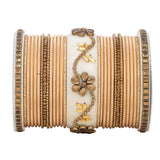 Bridal Bangle set with Velvet bangles