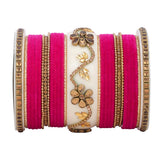 Bridal Bangle set with Velvet bangles