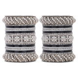 Silver Pacheli Bangle set by Leshya