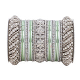 Silver Pacheli Bangle set by Leshya