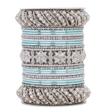 Silver Pacheli Bangle set by Leshya