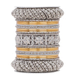 Silver Pacheli Bangle set by Leshya