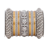 Silver Pacheli Bangle set by Leshya