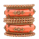 Traditional Thread Bangle set for Both hands by Leshya