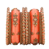 Traditional Thread Bangle set for Both hands by Leshya